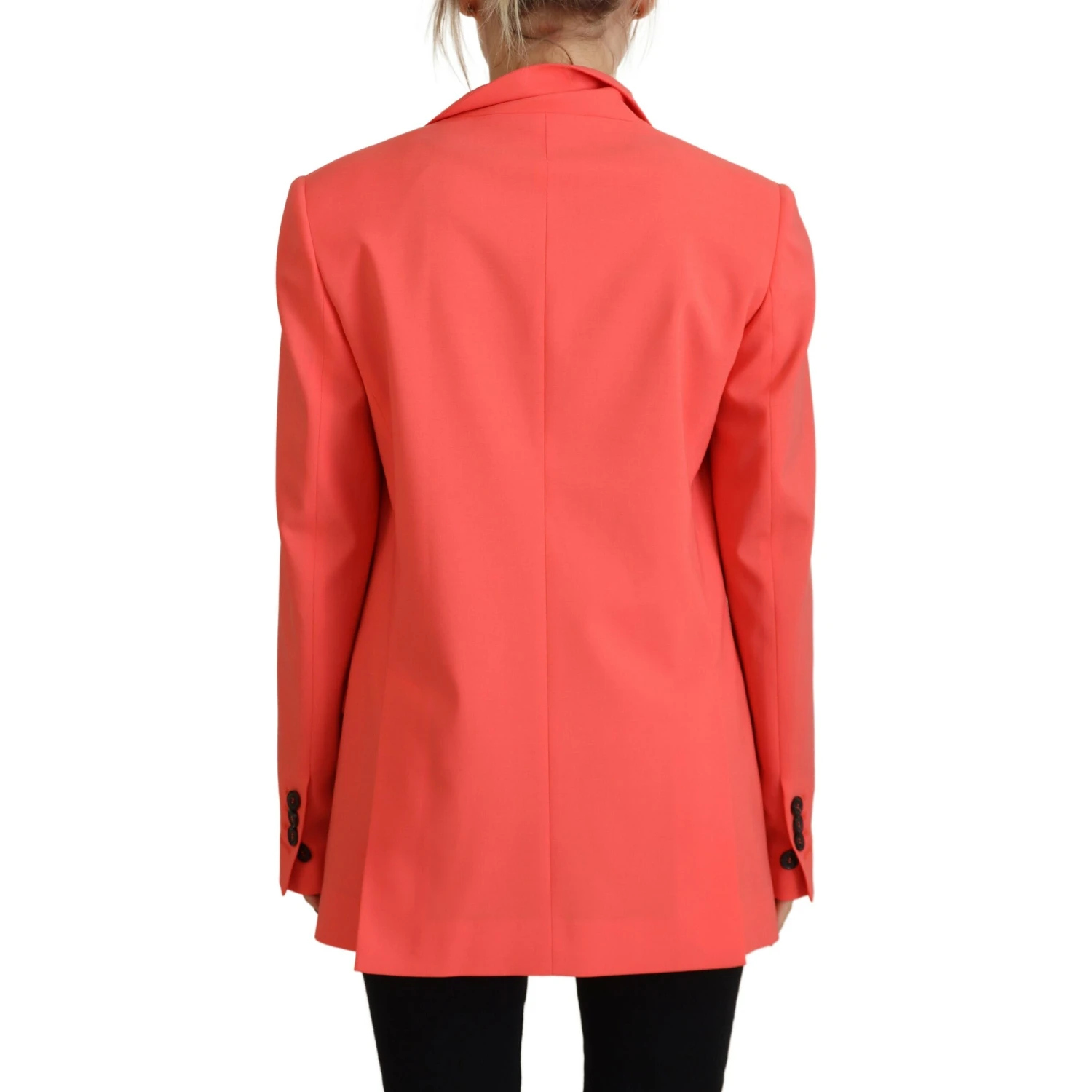 Pink Double Breasted Coat Blazer Jacket