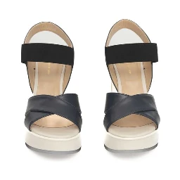 Blue Calfskin Sandal