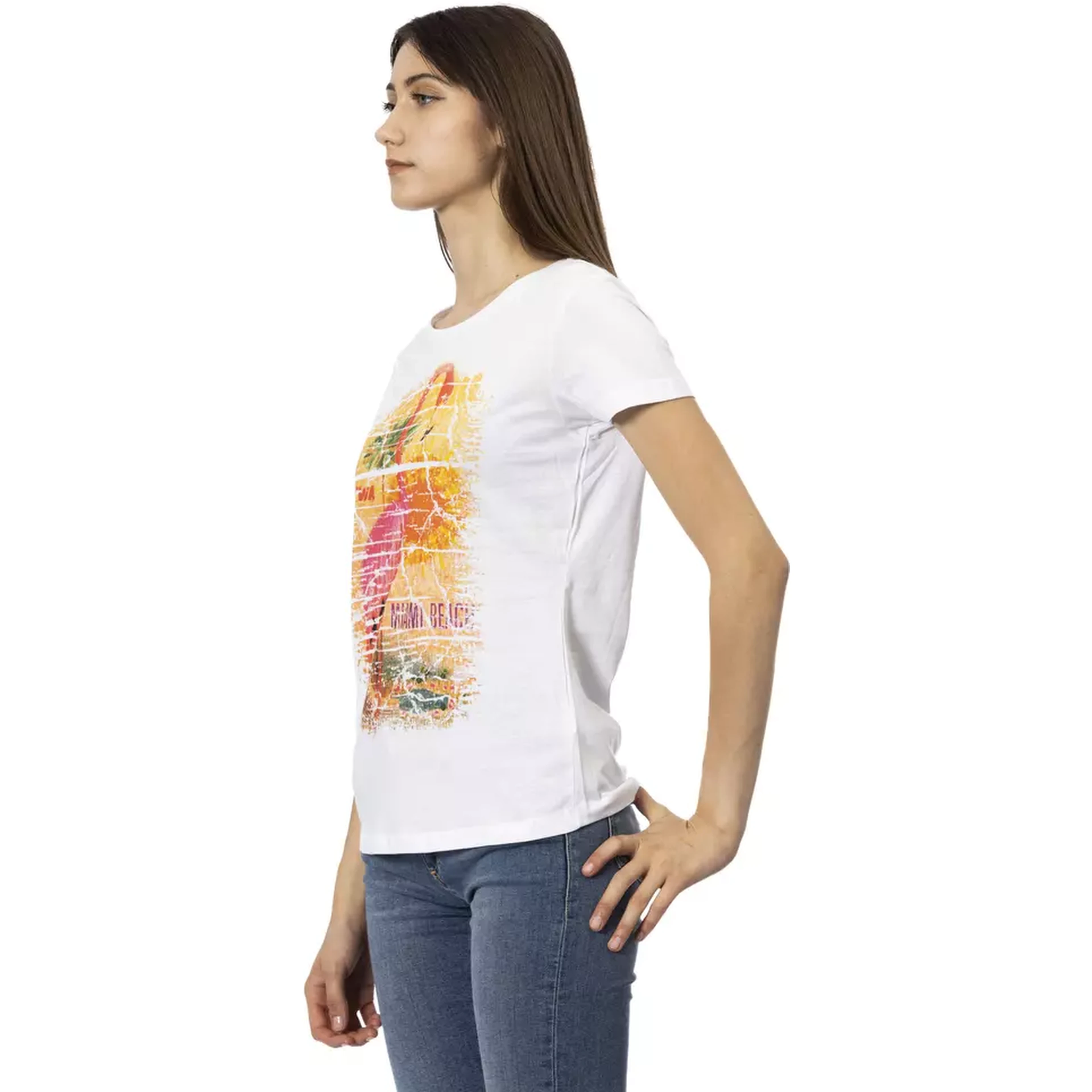White Cotton Tops & T-Shirt