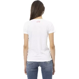 White Cotton Tops & T-Shirt