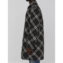 Check medium trench coat