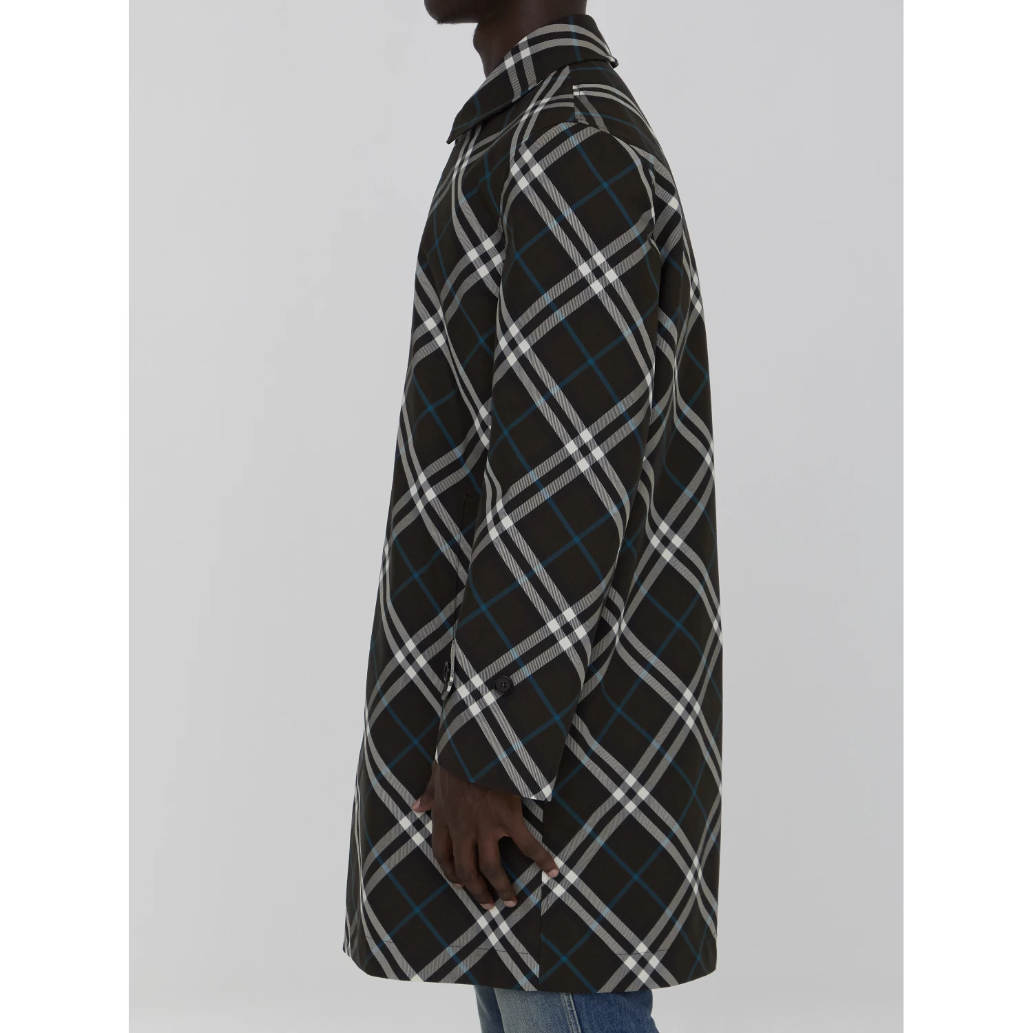 Check medium trench coat