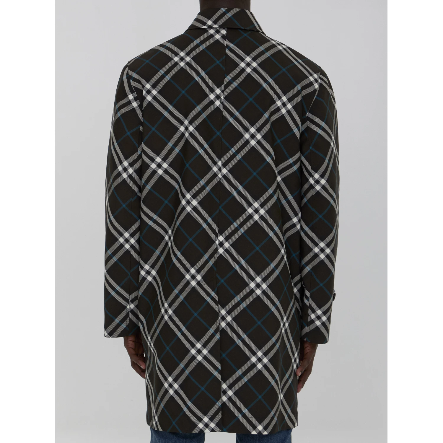 Check medium trench coat