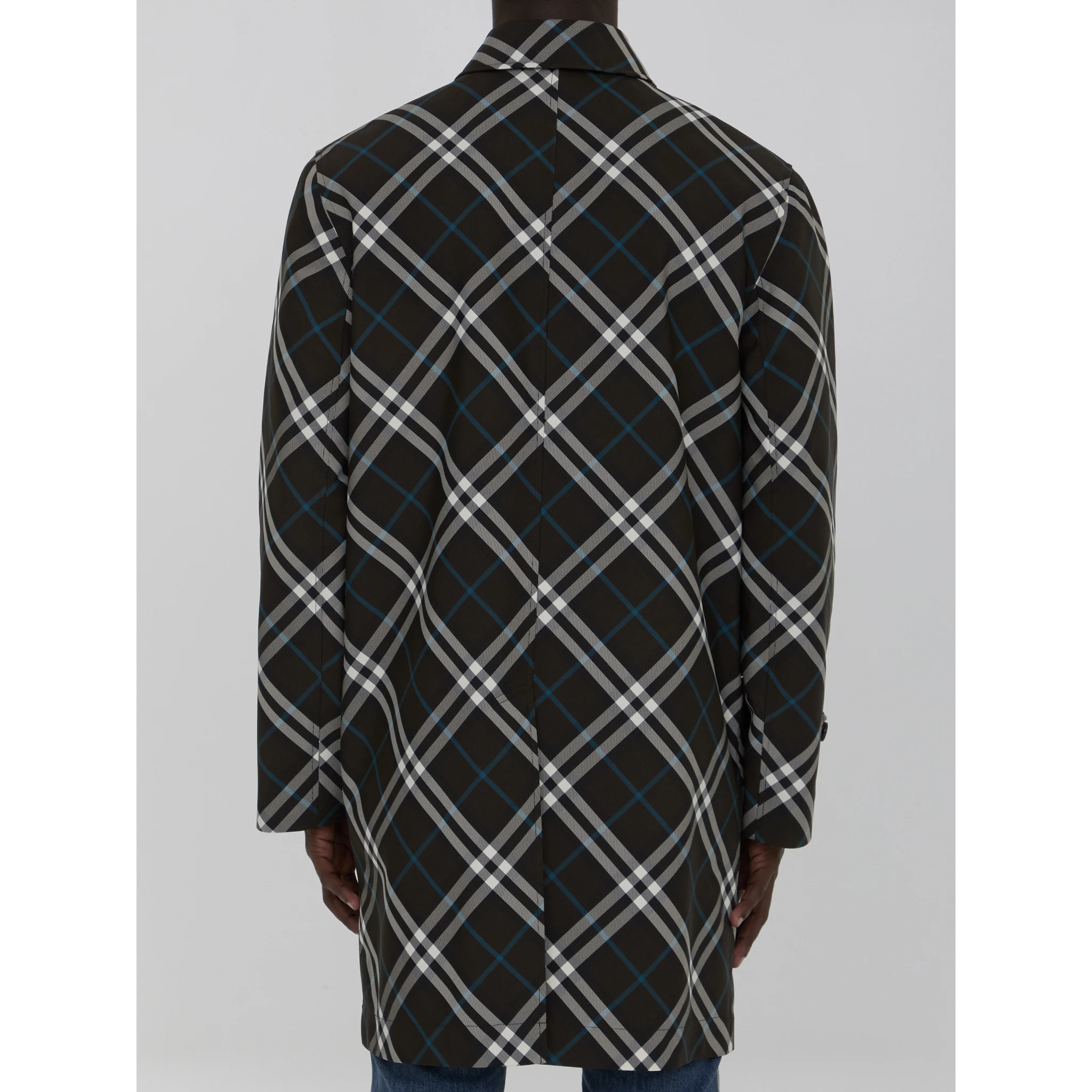 Check medium trench coat