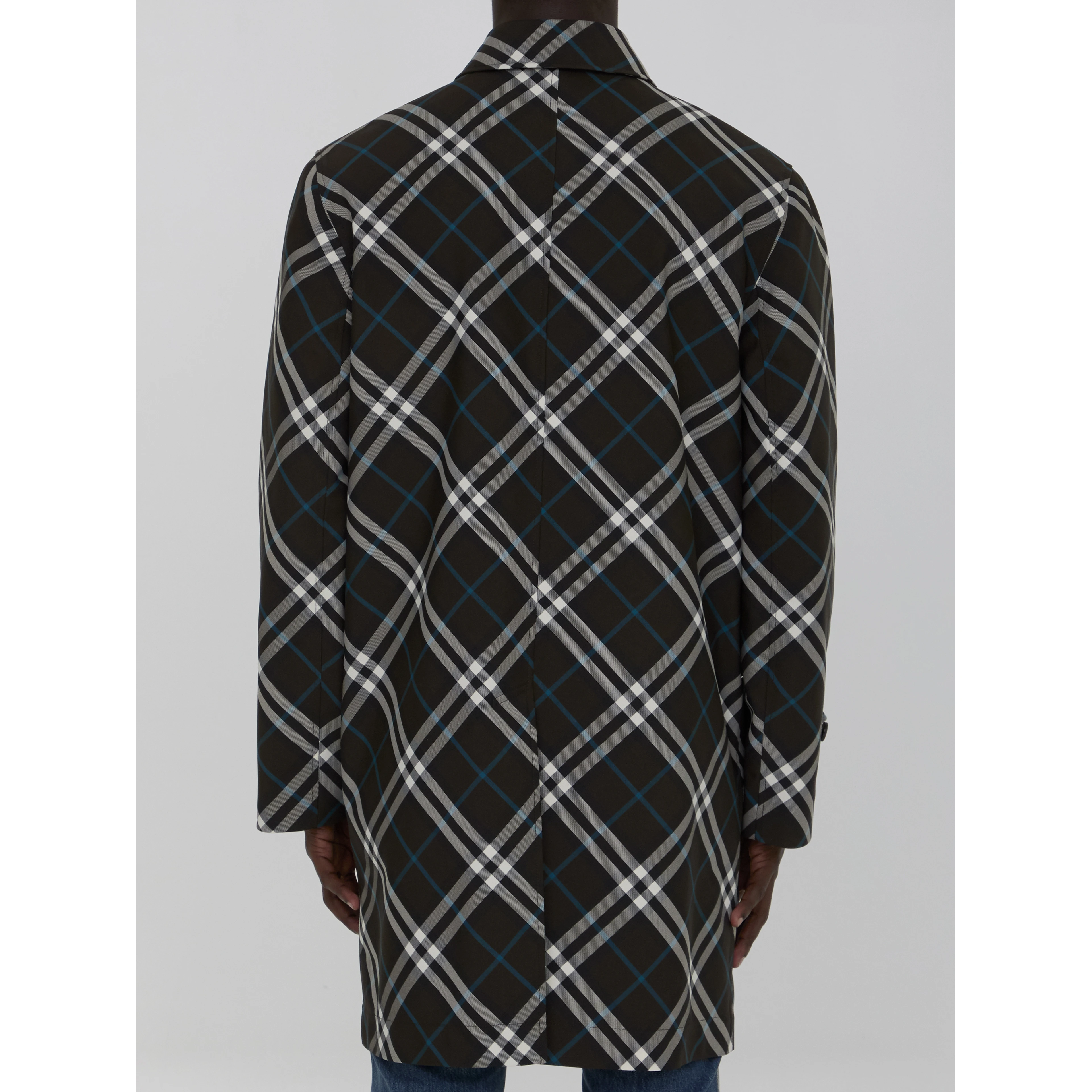 Check medium trench coat