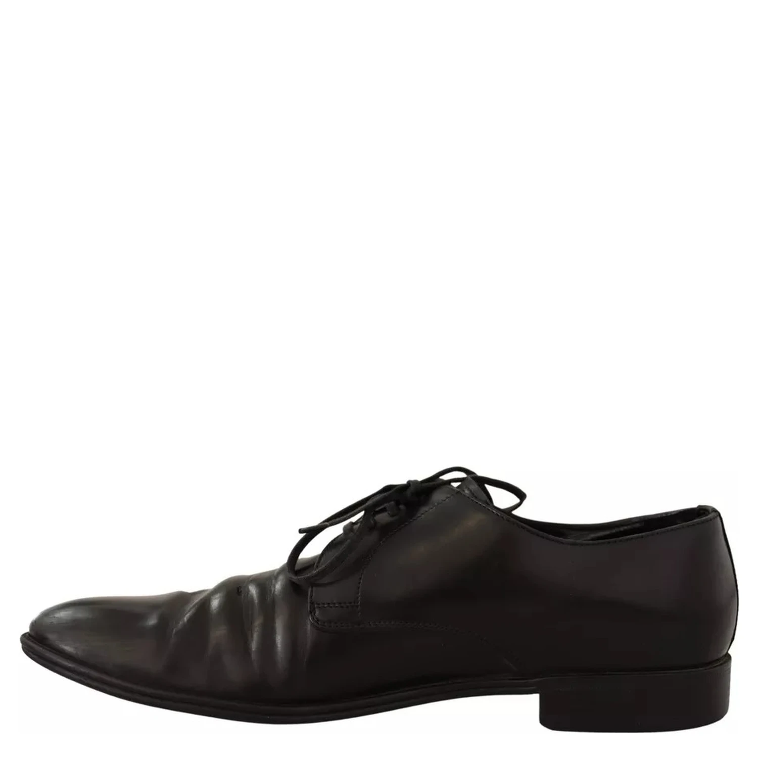 Black Leather Derby Dress Formal Shoes