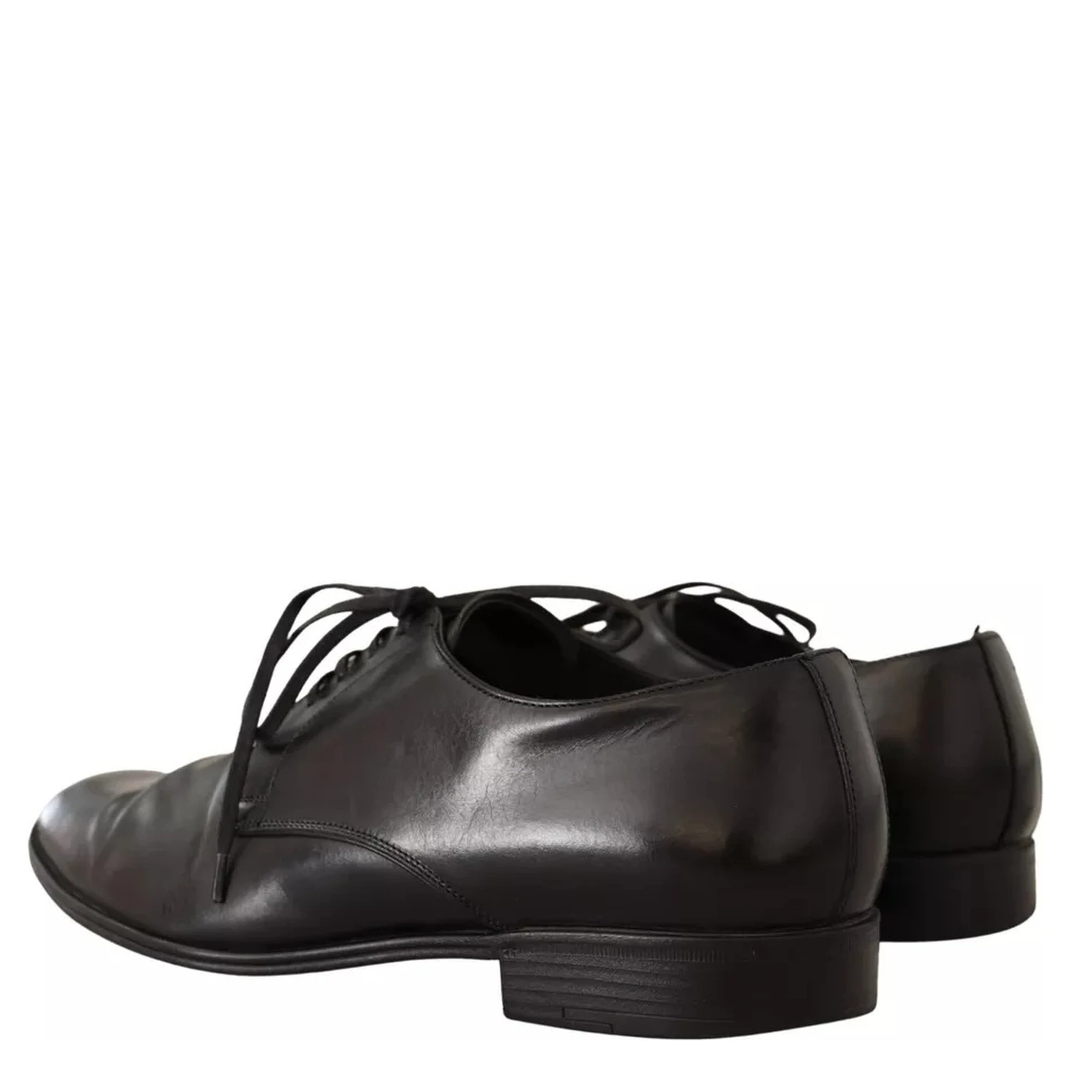 Black Leather Derby Dress Formal Shoes