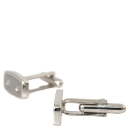 Silver Plated Metal Brass Pin Men Cufflinks