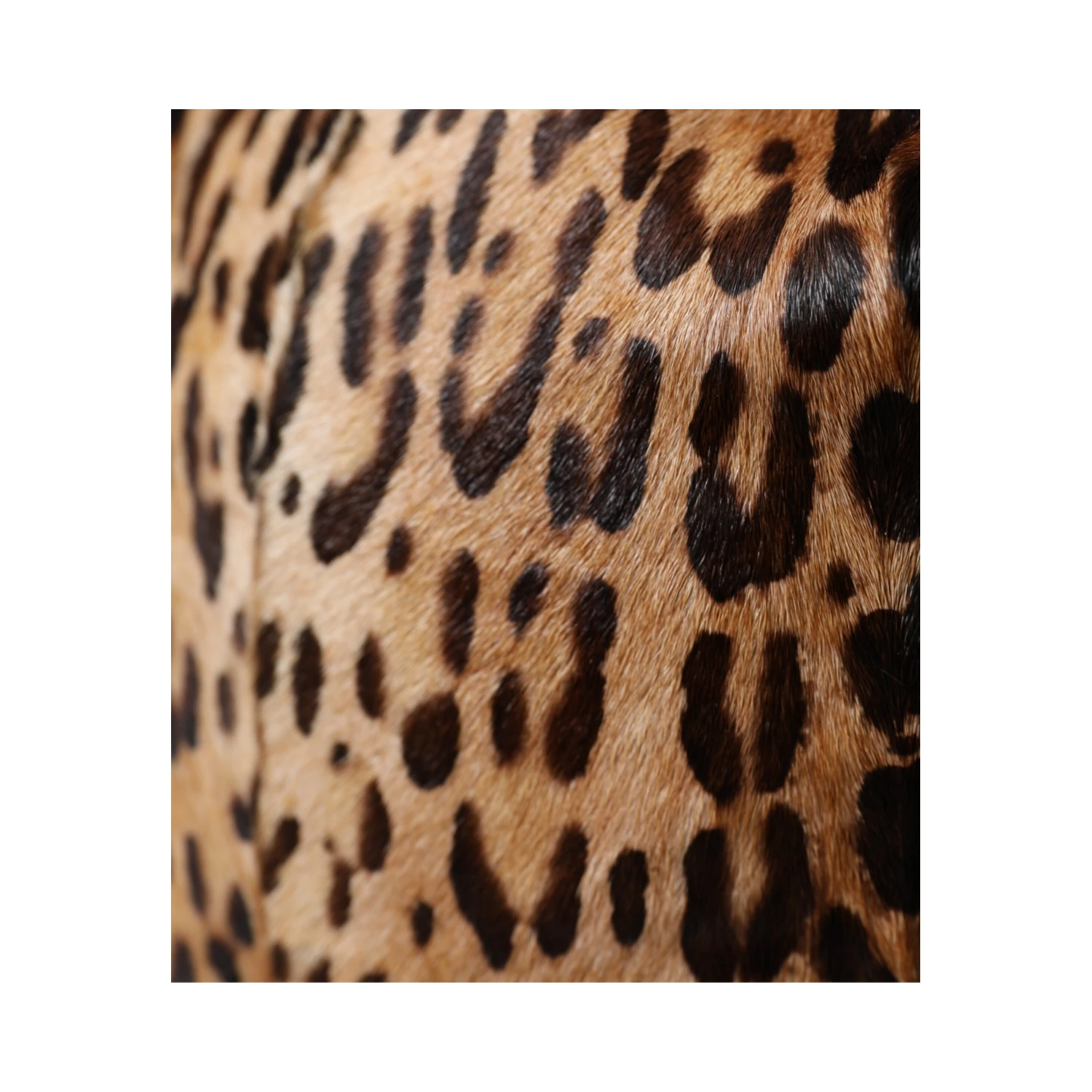 Brown Leopard Fur Women Bucket Hat