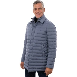 Blue polyester jacket