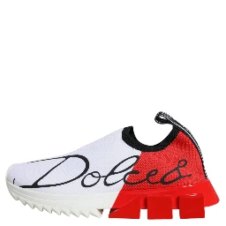White Red Low Top Sorrento Men Sneakers Shoes