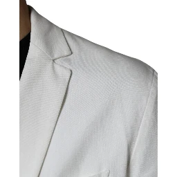 White Single Breasted One Button Dress Formal Blazer