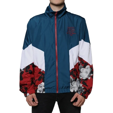 Multicolor Polyester Full Zip Jacket