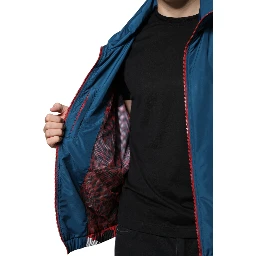 Multicolor Polyester Full Zip Jacket