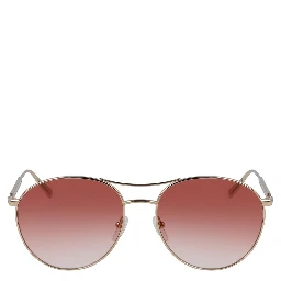 Rose Gold Metal Sunglasses