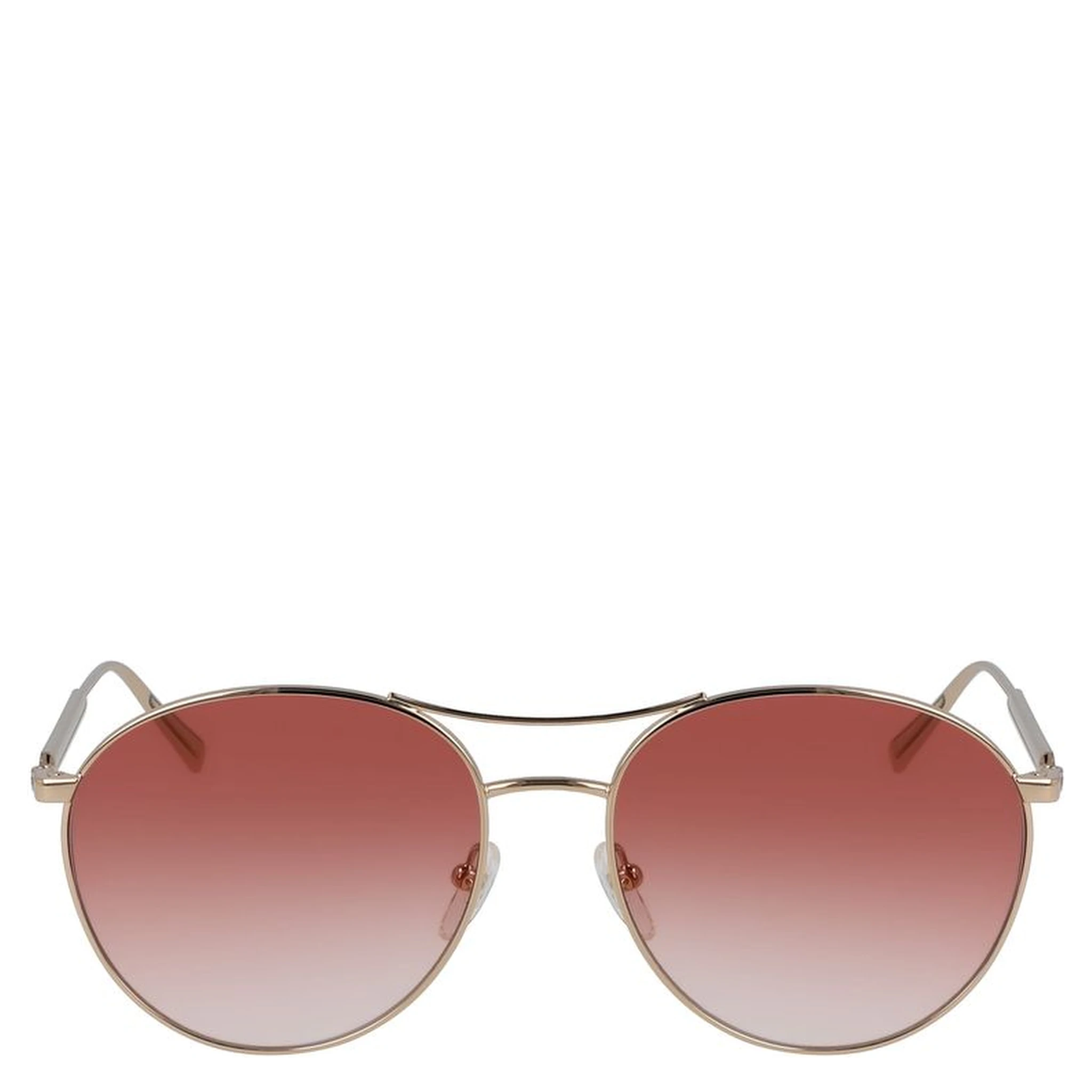 Rose Gold Metal Sunglasses