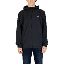 Black Recycled Polyester Shell Jacket