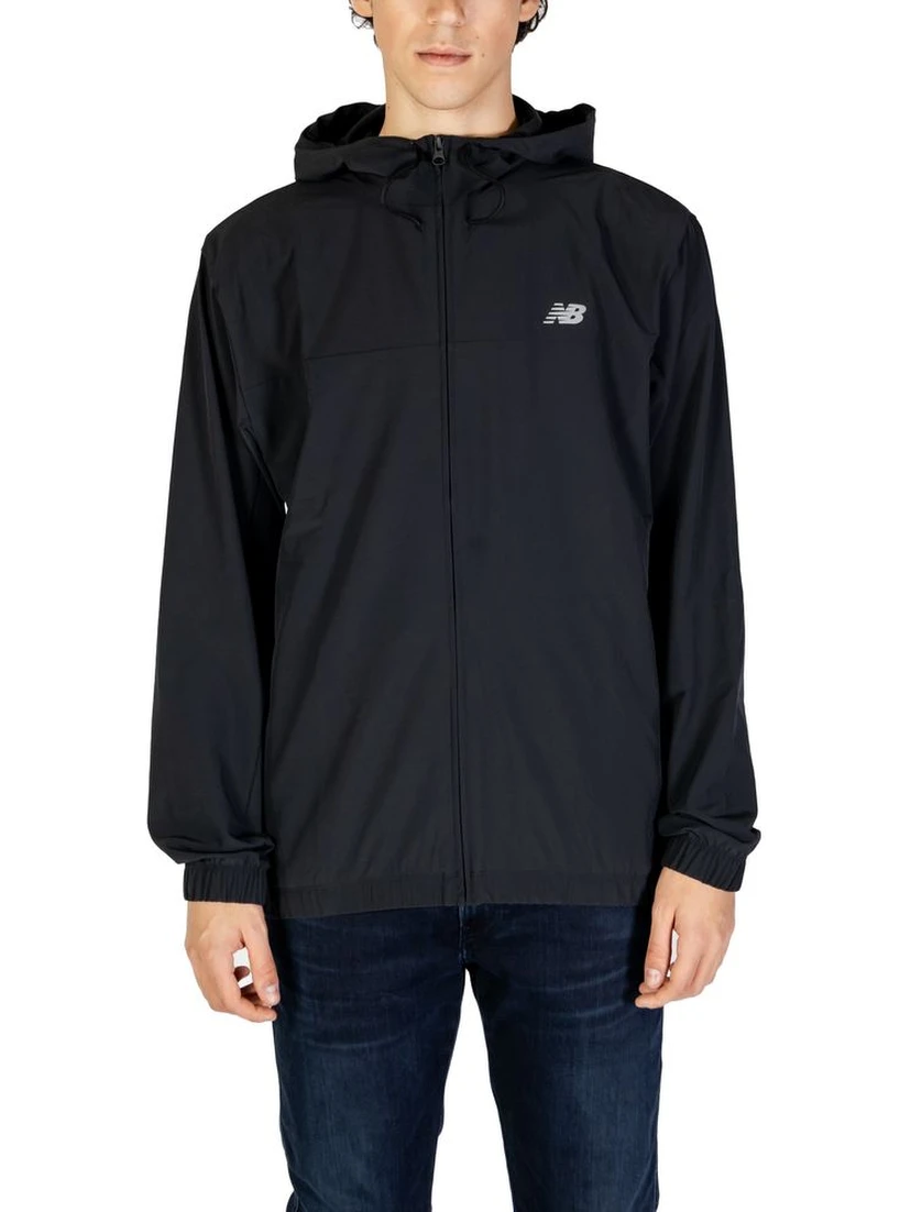 Black Recycled Polyester Shell Jacket