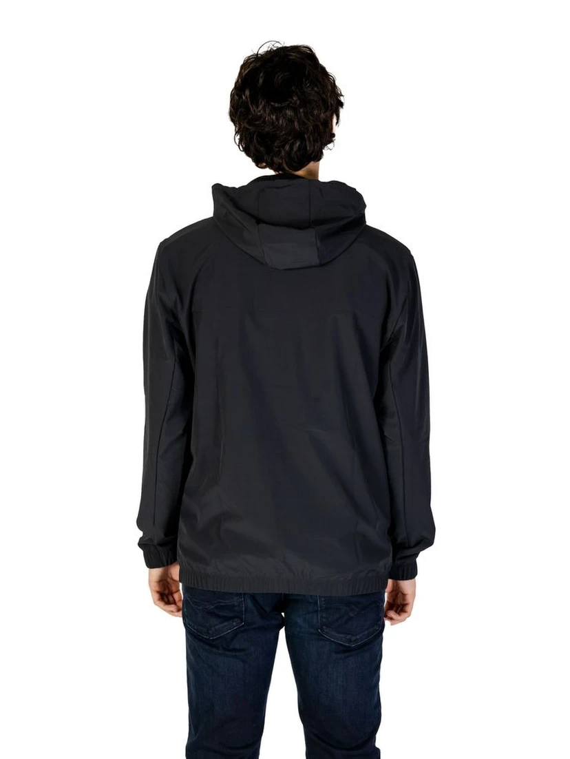 Black Recycled Polyester Shell Jacket