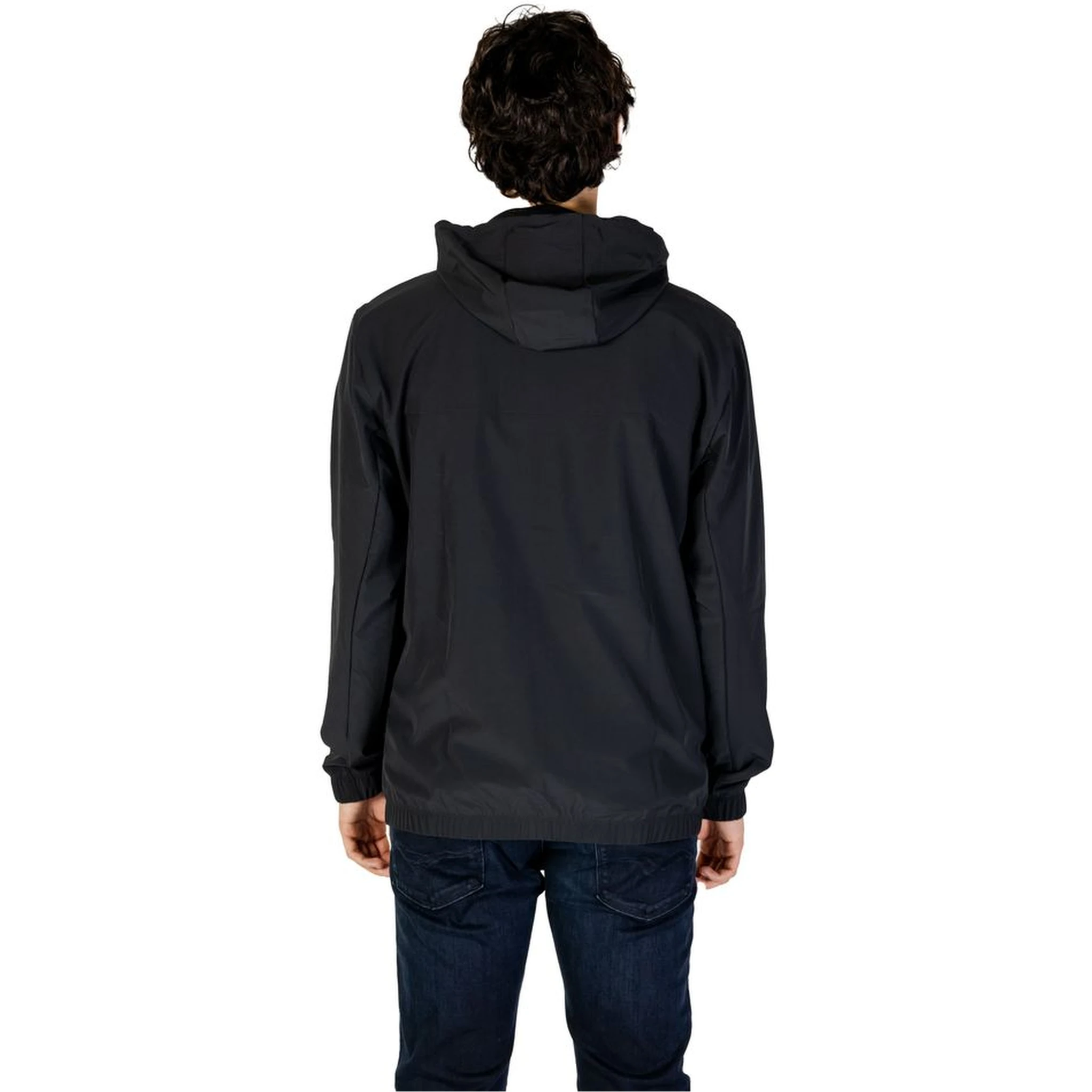 Black Recycled Polyester Shell Jacket