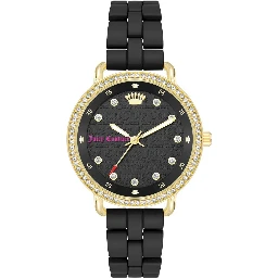 Black Metal Dress Watch