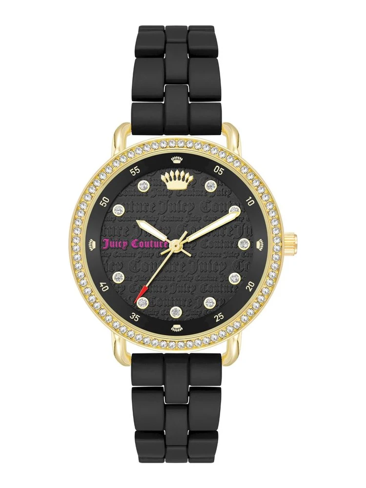 Black Metal Dress Watch