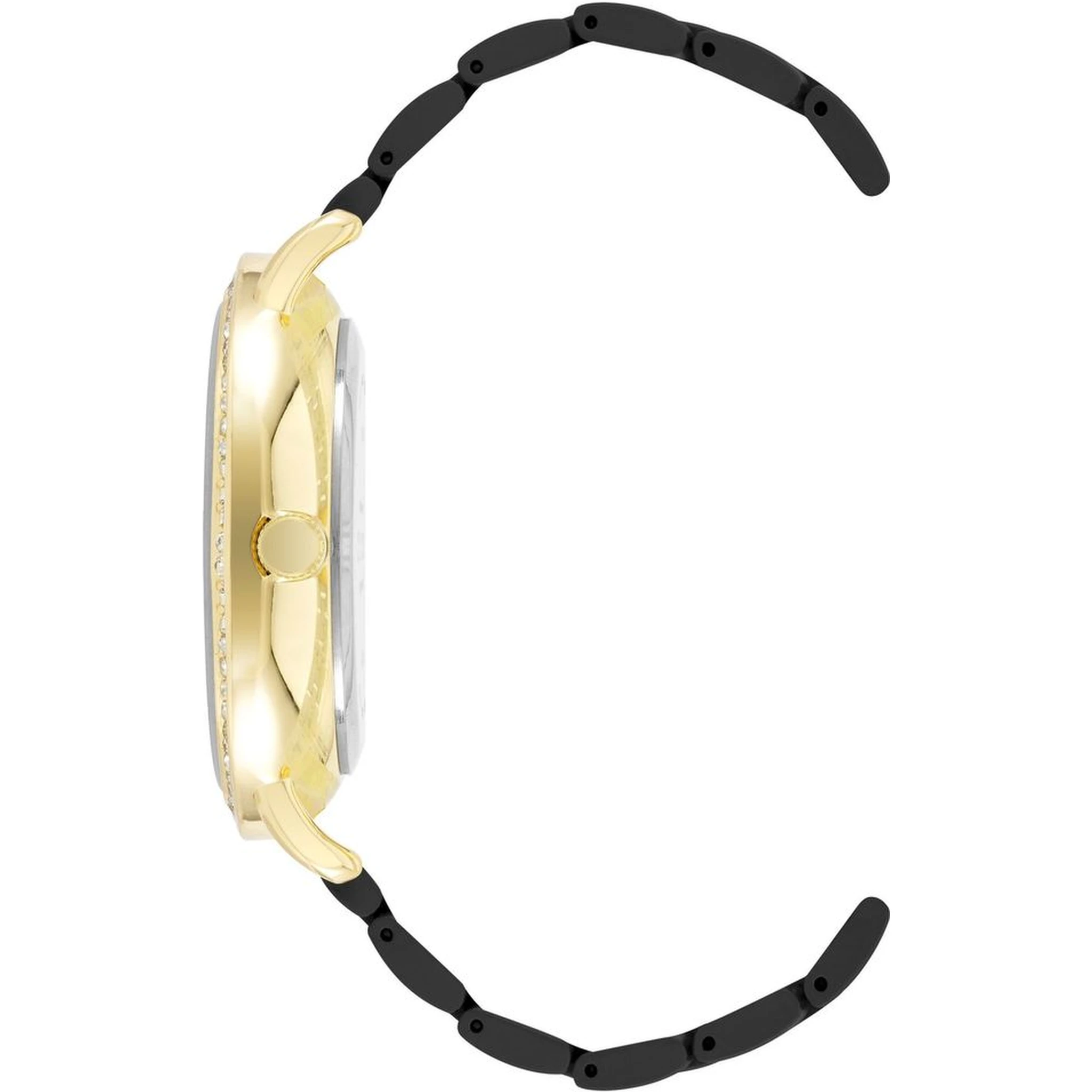 Black Metal Dress Watch
