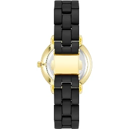 Black Metal Dress Watch