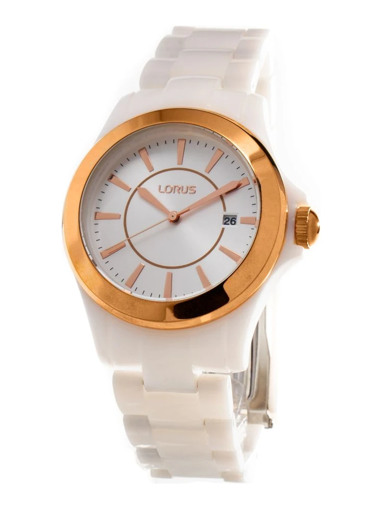 White Plastic Dress Watch