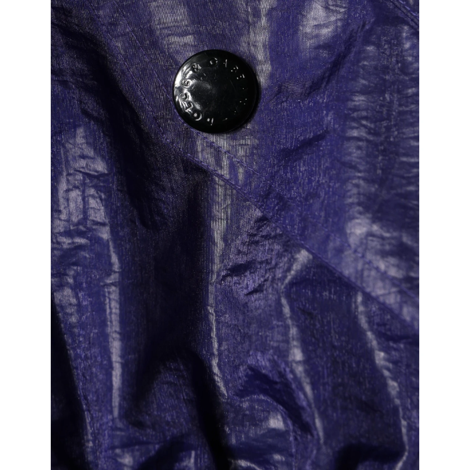 Blue Cotton Stretch Full Zip Bomber Jacket