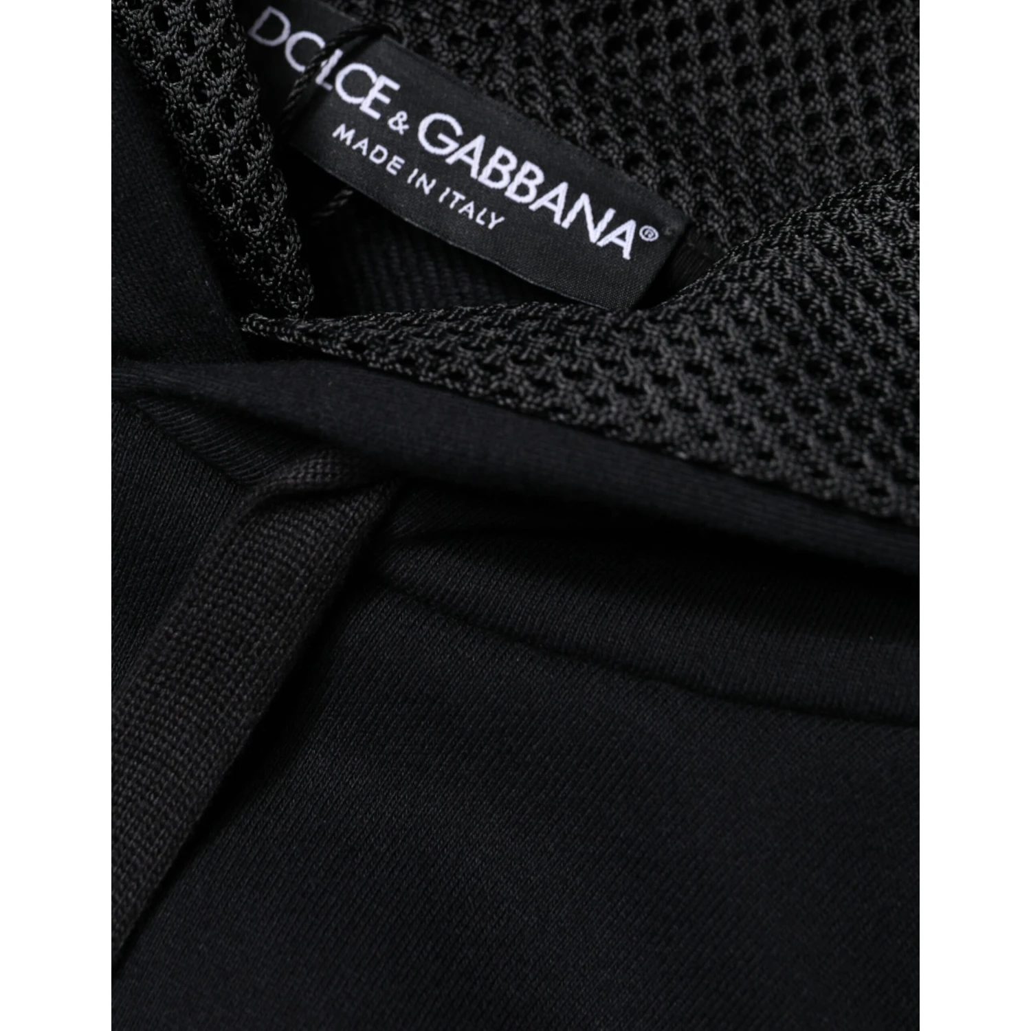 Black Hooded Pullover Men Sweatshirt Sweater