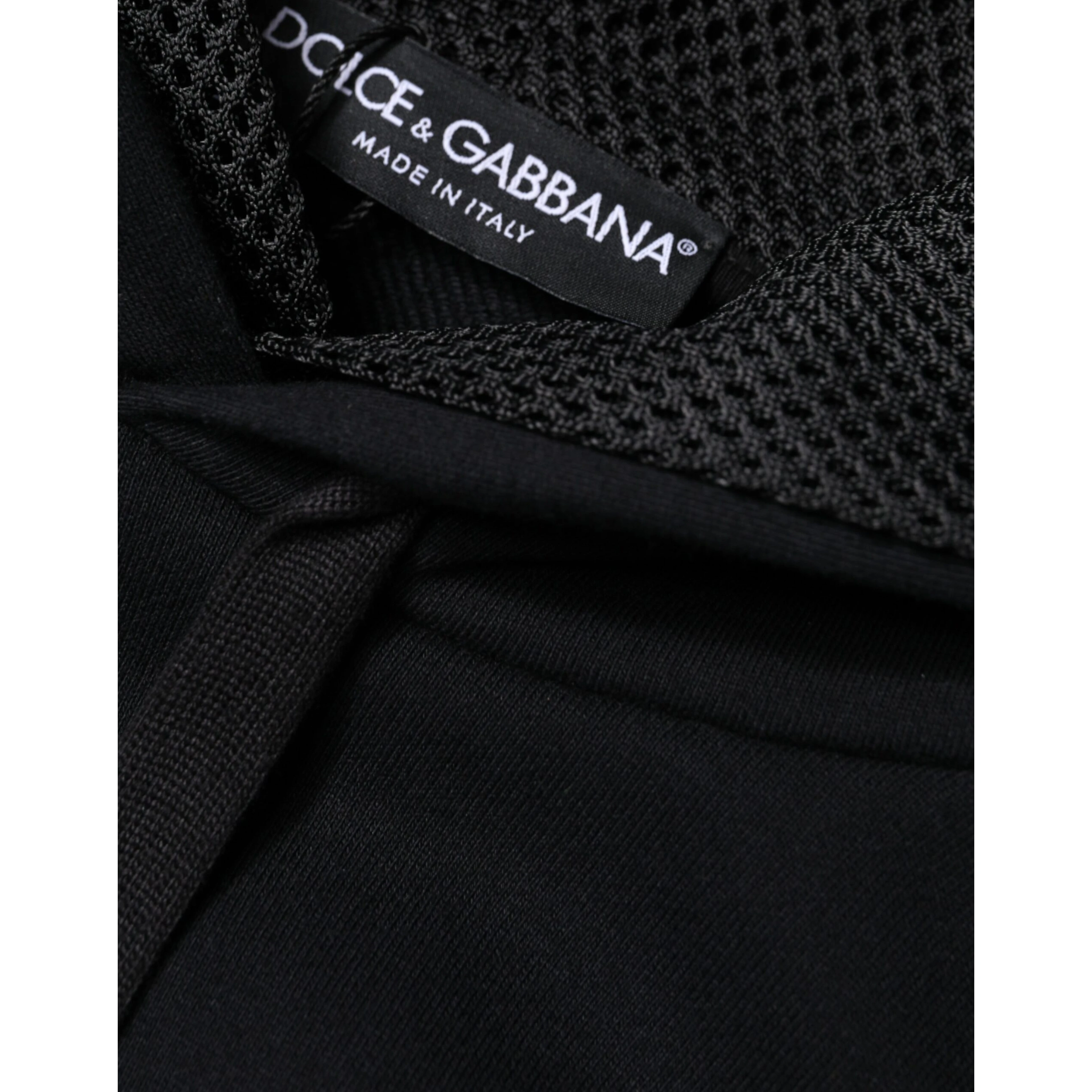 Black Hooded Pullover Men Sweatshirt Sweater