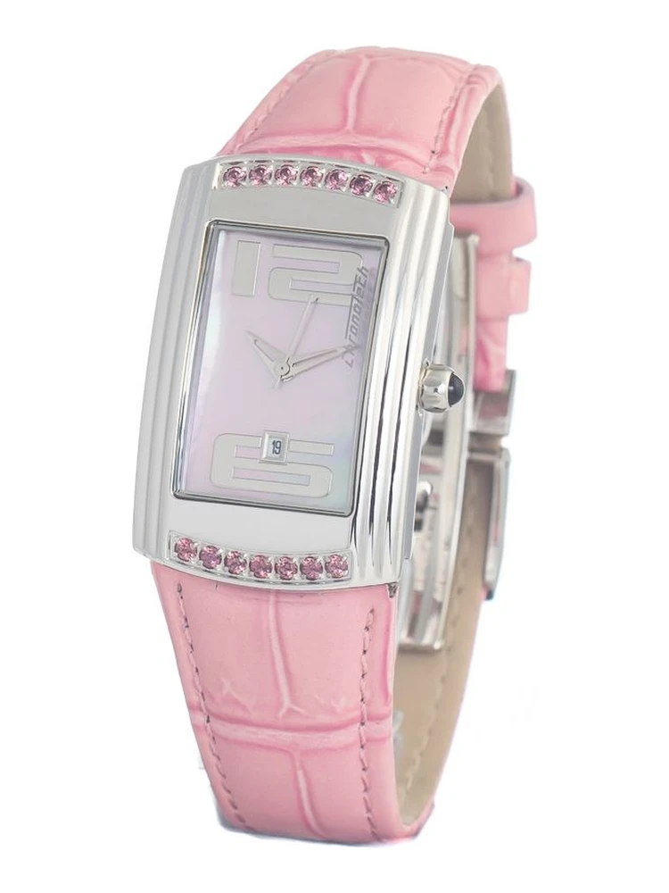Multicolor Leather Dress Watch