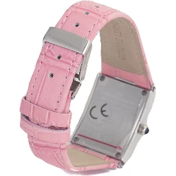 ساعة يد جلدية متعددة الألوان