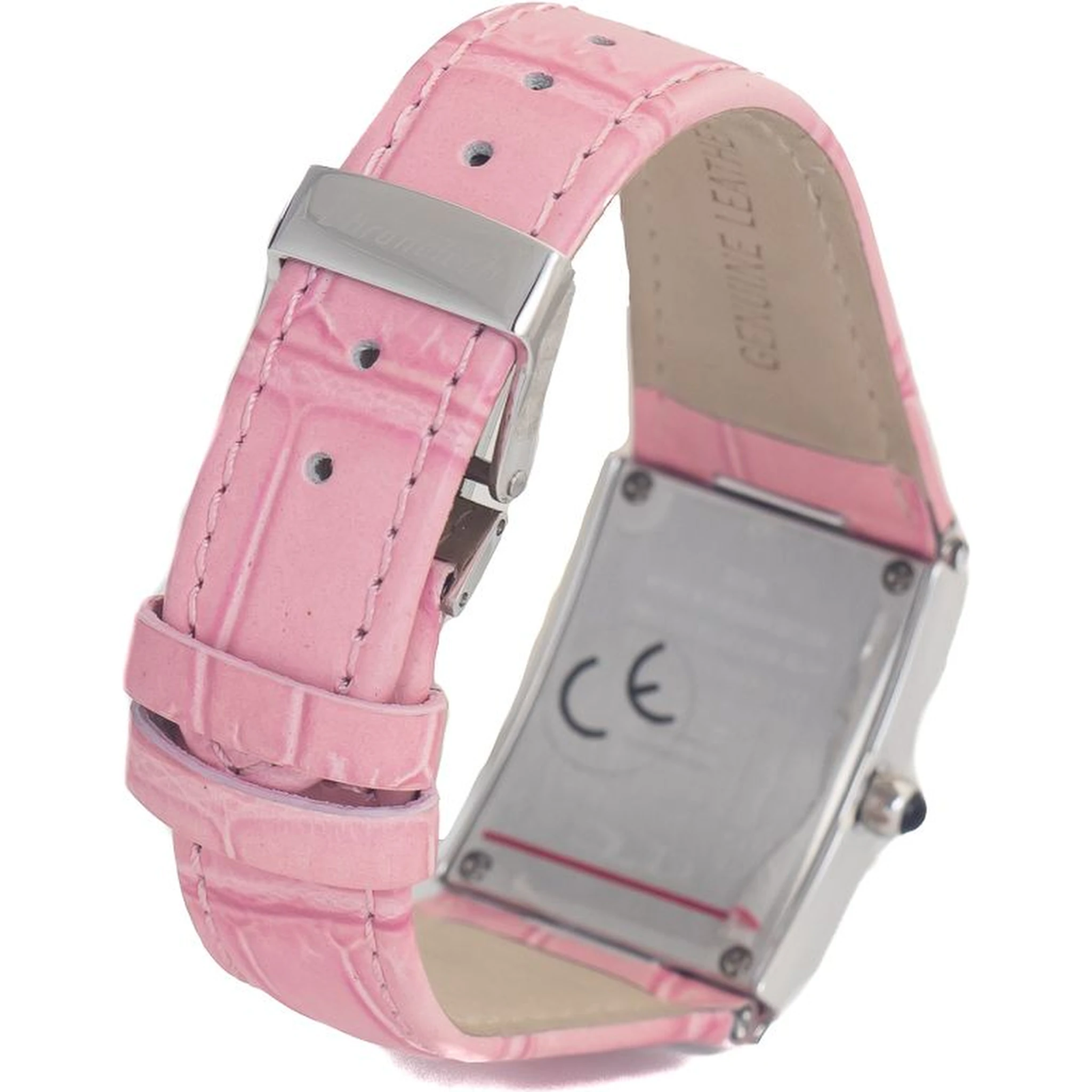 ساعة يد جلدية متعددة الألوان