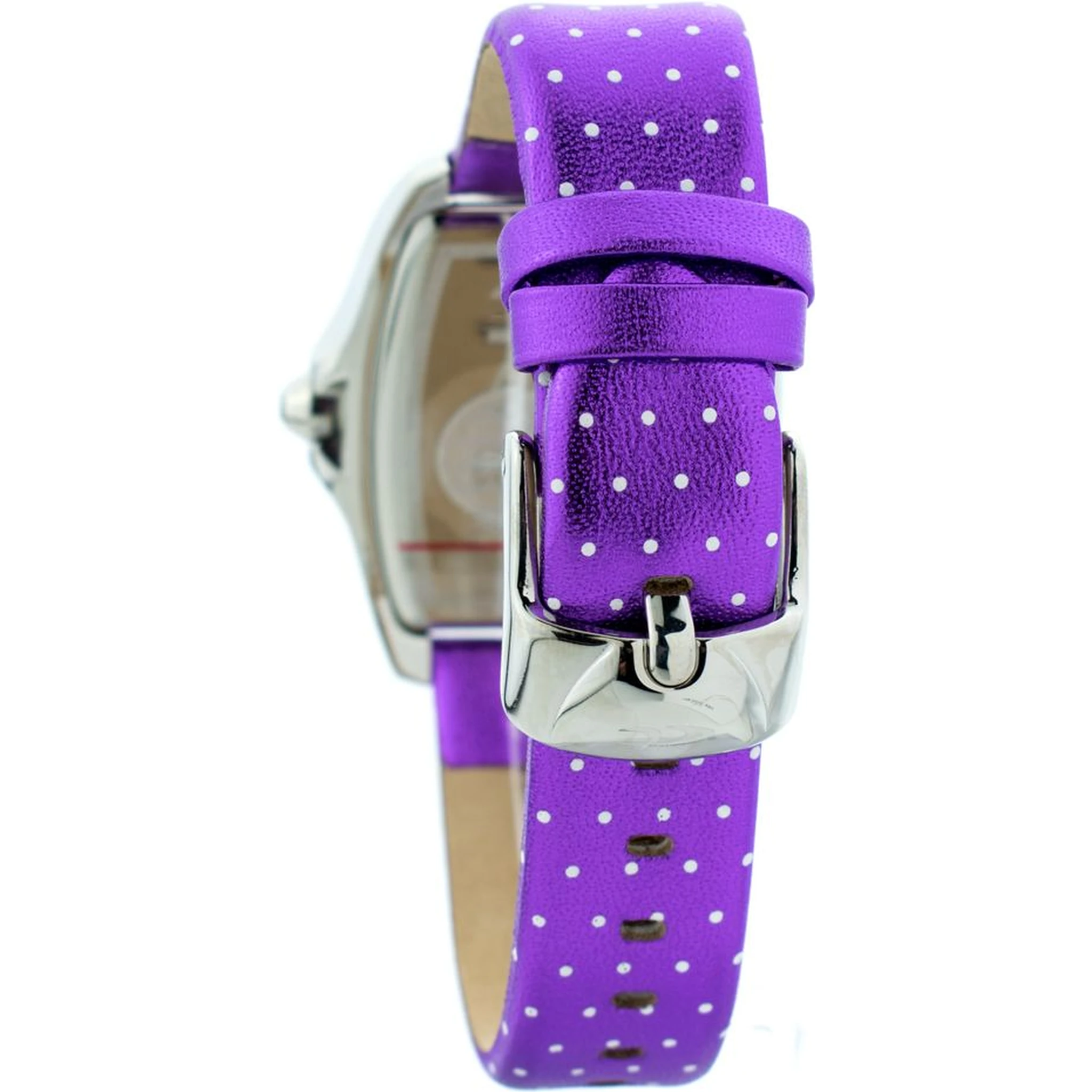 Purple Leather Dress Watch