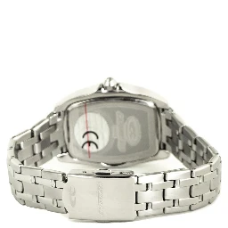 ساعة يد رسمية من الفولاذ المقاوم للصدأ الفضي