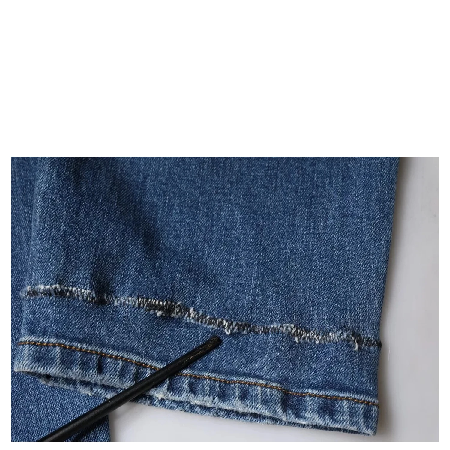 Blue Washed Cotton Stretch Men Denim Jeans