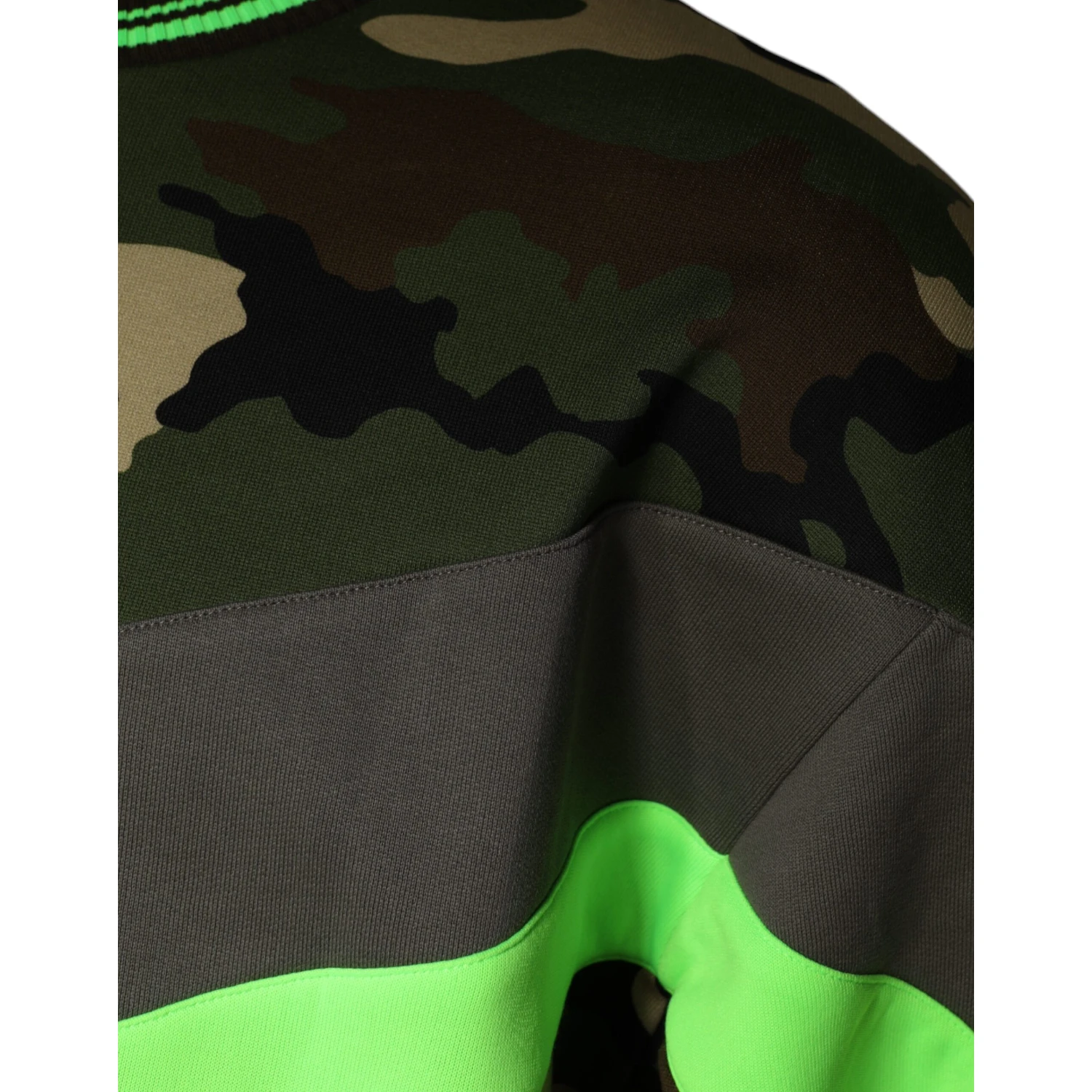 Multicolor Camouflage Sweatshirt Sweater