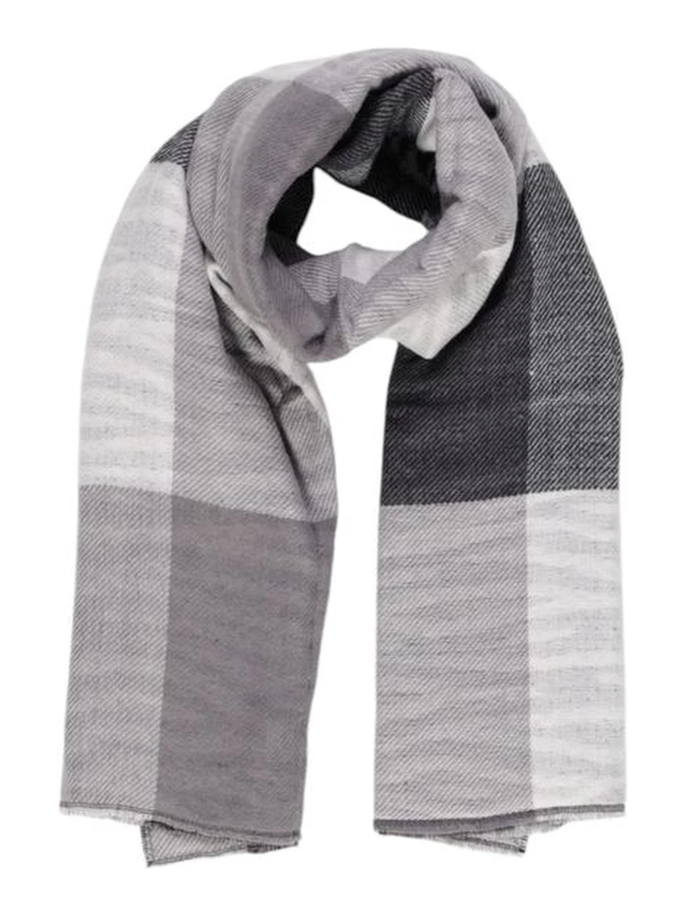 Black Recycled Polyester Scarf