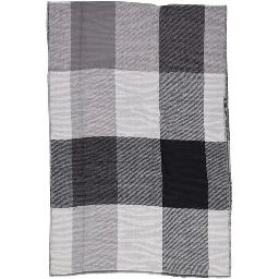 Black Recycled Polyester Scarf
