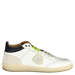 White Polyester Sneaker