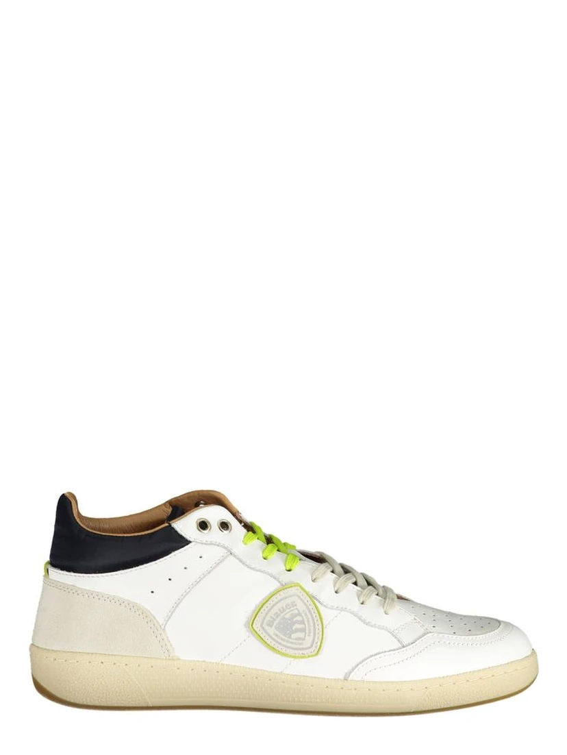 White Polyester Sneaker
