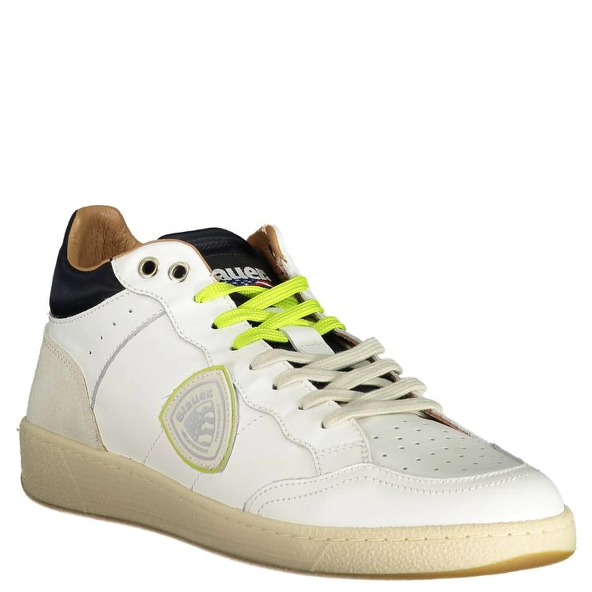 White Polyester Sneaker