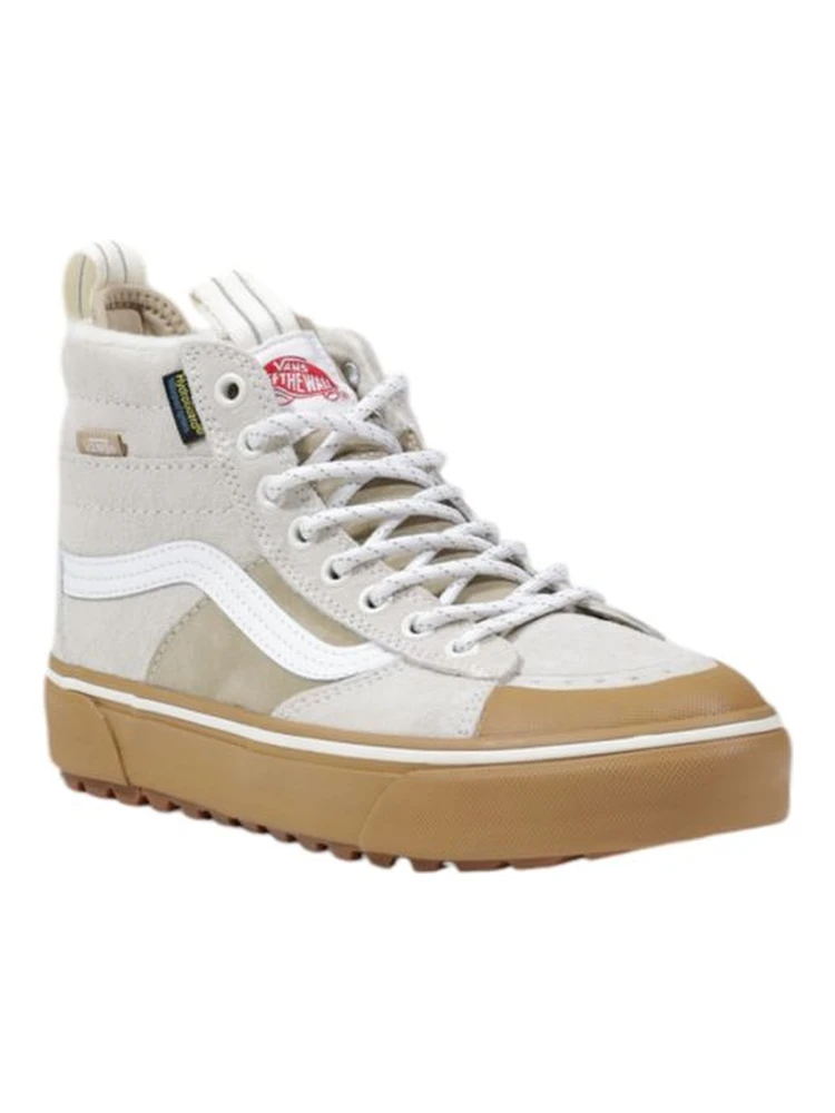 Beige Leather High Top Sneakers alternative