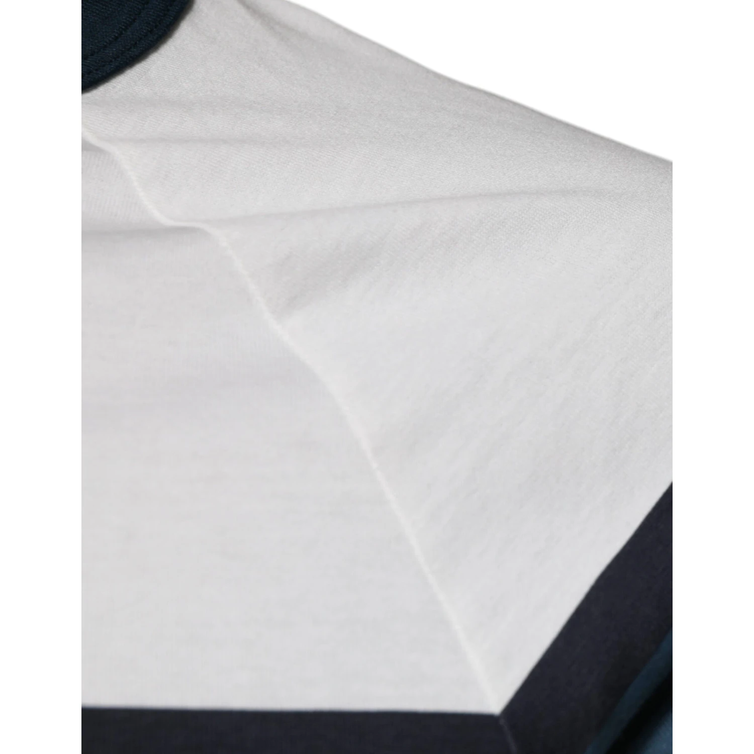 White DG Crown Cotton Crew Neck T-shirt