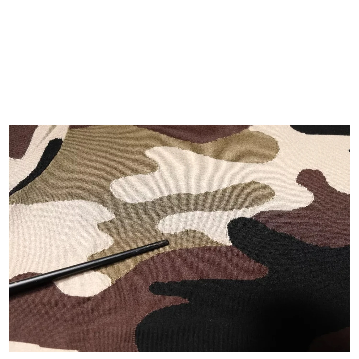 Multicolor Camouflage Collared Polo T-shirt