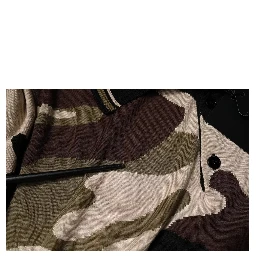 Multicolor Camouflage Collared Polo T-shirt