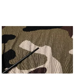 Multicolor Camouflage Collared Polo T-shirt