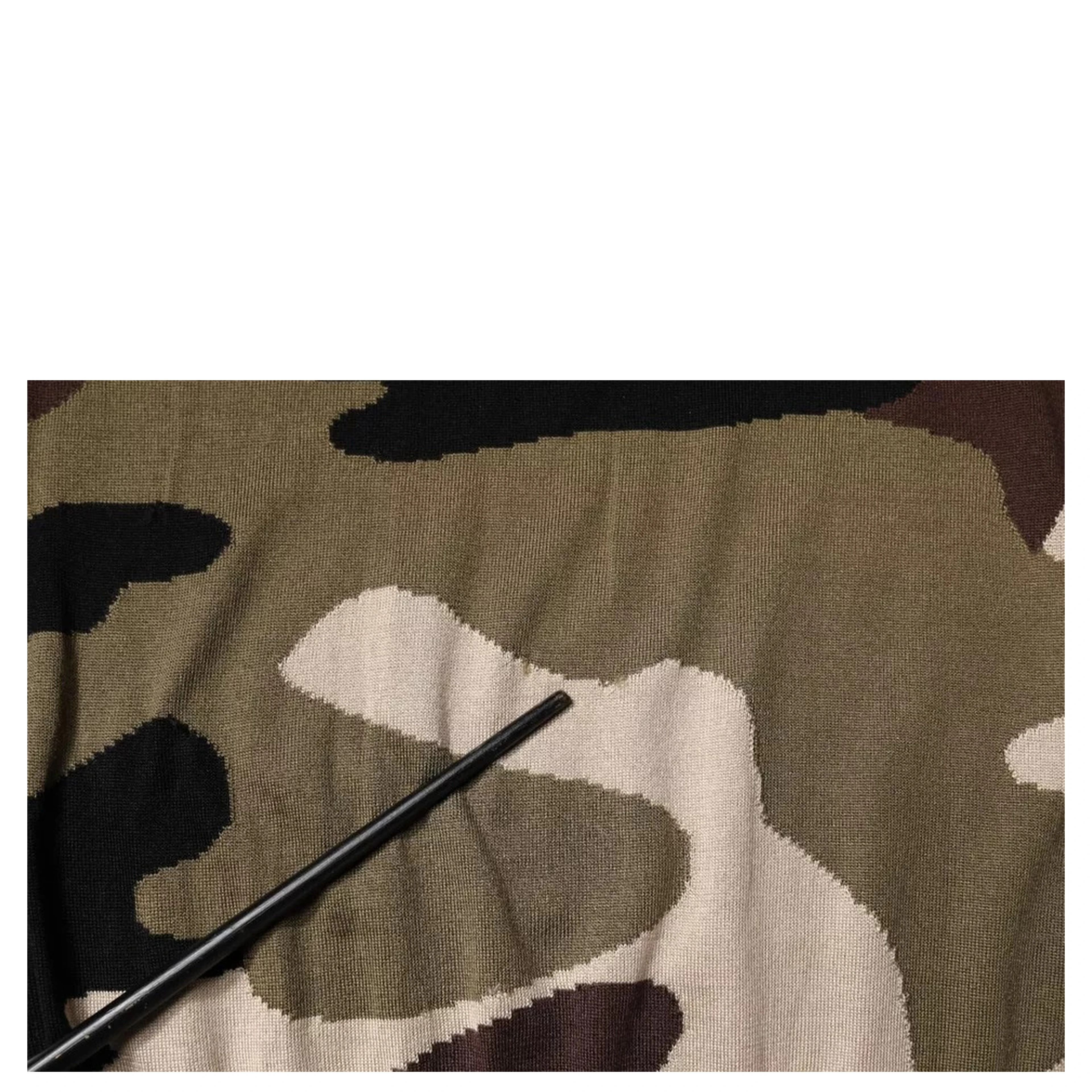 Multicolor Camouflage Collared Polo T-shirt